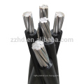 conductor desnudo de aac / acsr / aaac y cable ABC superior aislado xlpe / pe